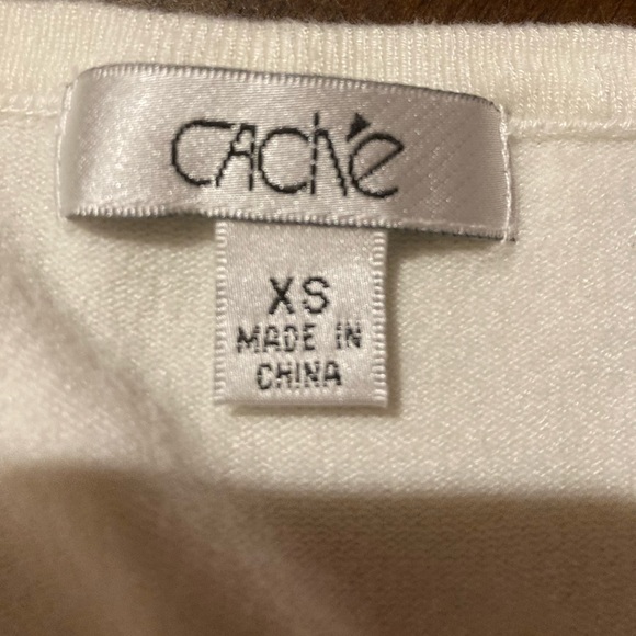 👍5 for 20👍 NWOT Ladies Size XS Cache Sequin Blouse - Picture 4 of 12